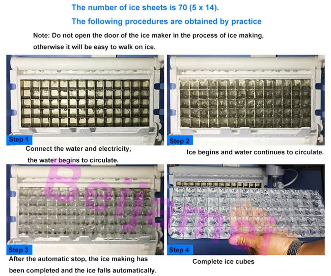 BEIJAMEI коммерческий льдогенератор машина 96 кг/24 ч высокое ёмкость 220 В квадратный Кубик Льда для Bubble чай магазин питание