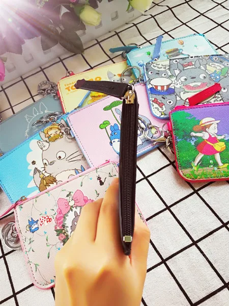IVYYE 1 шт. Totoro Мягкие плюшевые куклы плюшевые сумки милые Kawaii С мультипликационным рисунком сумка мягкая монета мини-игрушки держатель для ребенка подарок