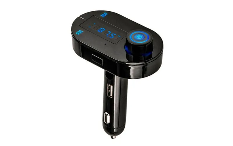 AGETUNR Bluetooth автомобильный комплект громкой связи с ЖК-дисплеем FM USB передатчик зарядное устройство для iPhone для SAMSUNG для LG подходит много мобильных
