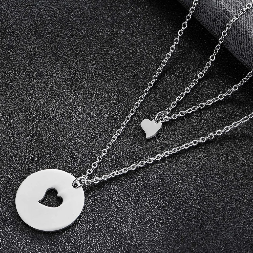 Ожерелье для мамы и дочки подвеска «любящее сердце» совпадающие Ожерелья Цепочка ювелирные изделия подарок для мамы день рождения матери