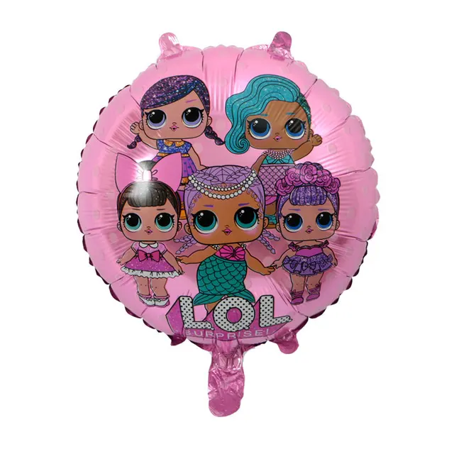 83*50cm Girl's Favor lol doll Balloon Foil Ballon wedding Birthday