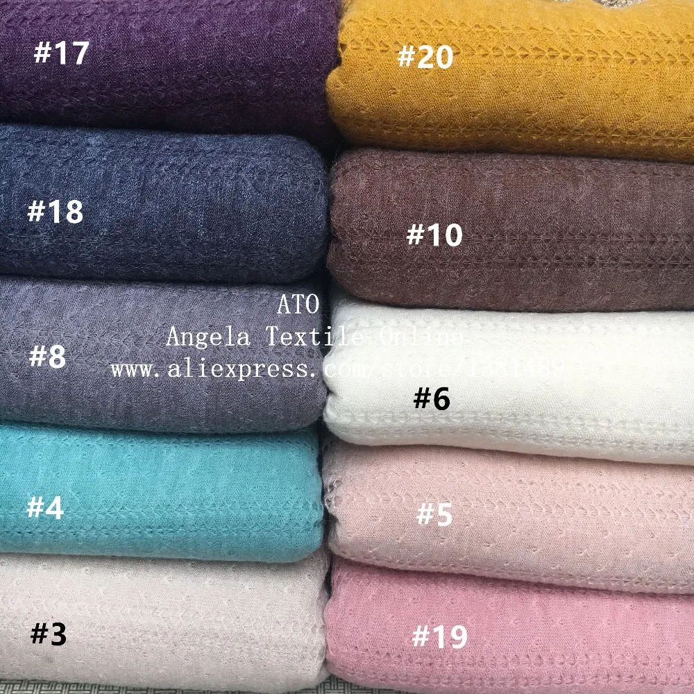 Soft Fleece Fabrics Knitted Diamond textrued thin sweater Fabrics , Patchwork Dolls clothes