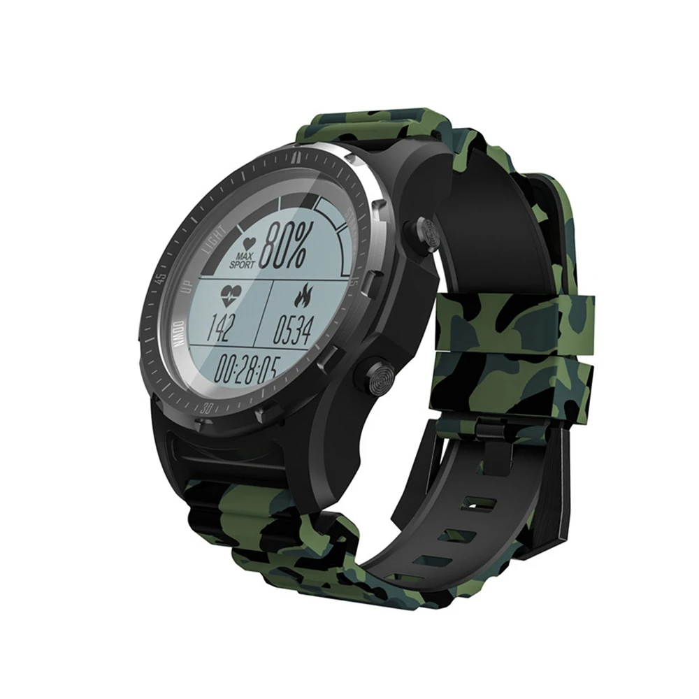 

GPS smart watch men S968 plus Heart Rate monitor Multisport smartWatch Fitness Tracker support air pressure altitude temperature