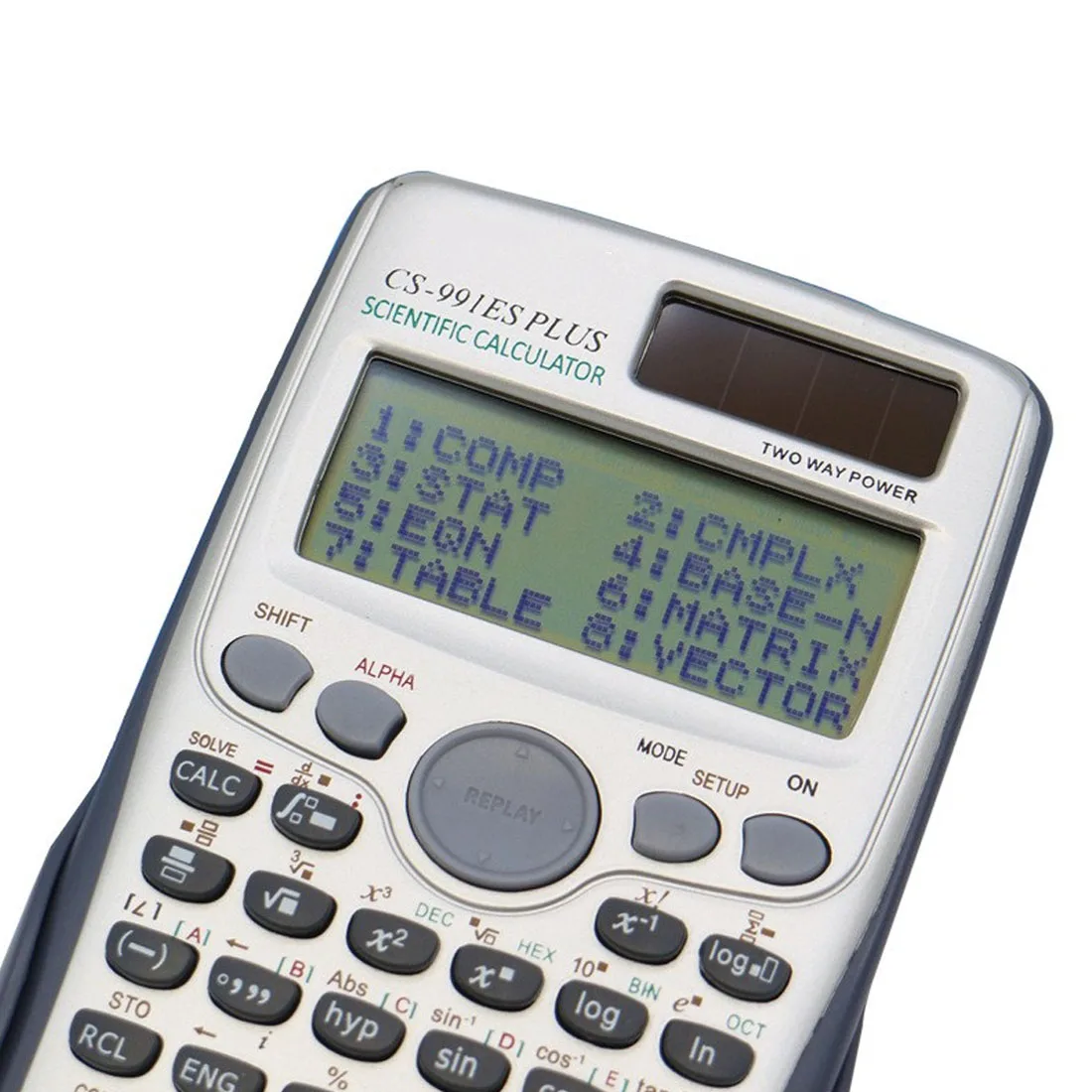 FX-991es زائد آلة حاسبة علمية المزدوج الطاقة مع 417 وظائف المزدوج الطاقة Calculadora Cientifica الطالب امتحان حاسبة