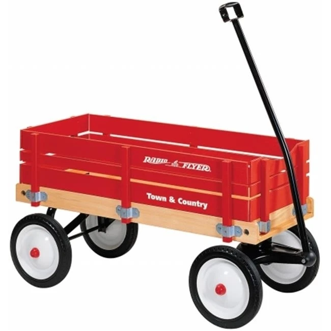 Radio Flyer Merah Town \u0026 Country Wagon 