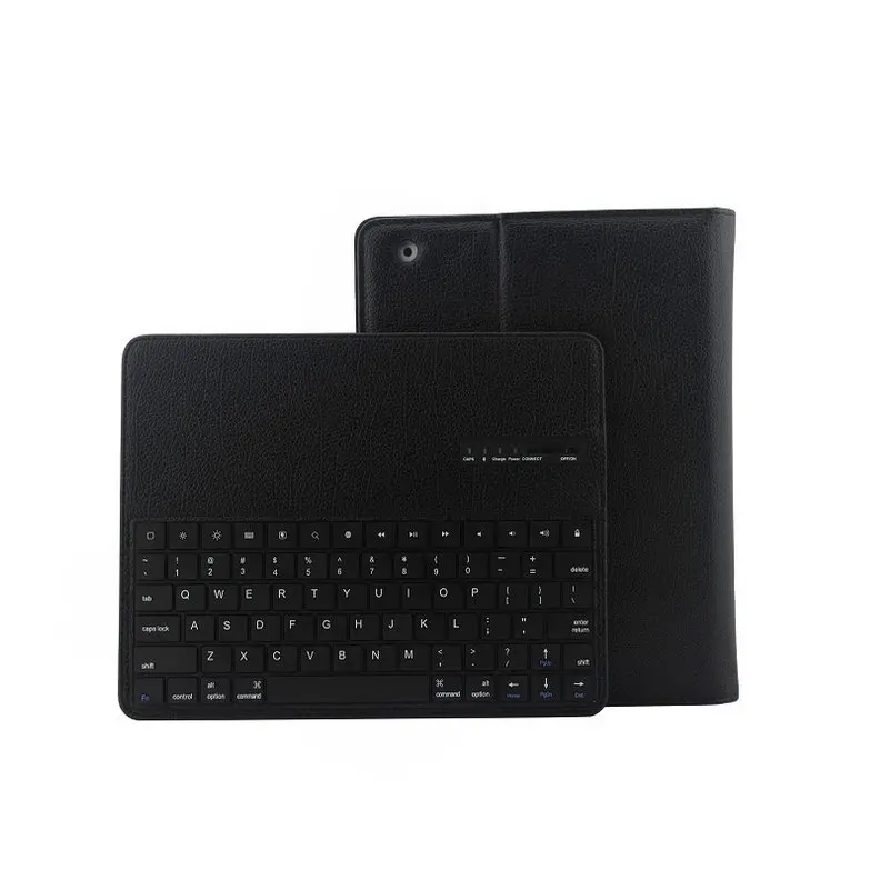 Removable Wireless Bluetooth Keybord PU leather Tablet Case Stand cover For iPad 2 3 4 10