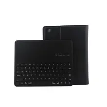 Removable Wireless Bluetooth Keybord PU leather Tablet Case Stand cover For iPad 2 3 4 10.1inch Case with ABS Russian Keyboard