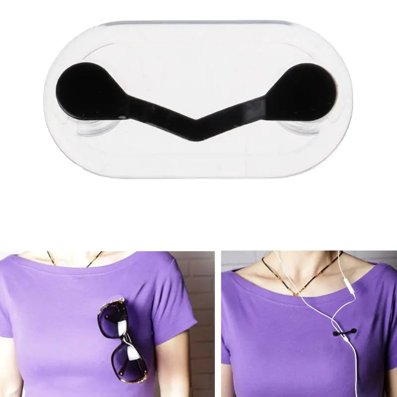 

Magnetic Stainless Steel Eyeglass Holder Eyewear Sunglasses Holder Safety Brooch