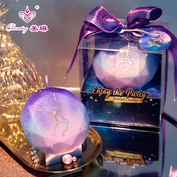 

Creative Star Children Adult Symphony 12 Constellation Network Red Birthday Candles Smokefree Party Decoration Cake Supplies