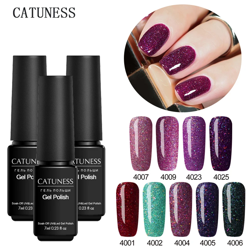 CATUNESS неоновый гель-краска Перманентный Цветной Гель-лак для ногтей