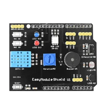 

Multifunctional Expansion Board DHT11 LM35 Temperature Humidity Sensor Active Component for Arduino UNO R3