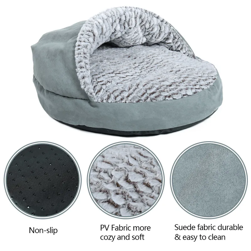 High Quality Winter Warm Slippers Style Pet Bed