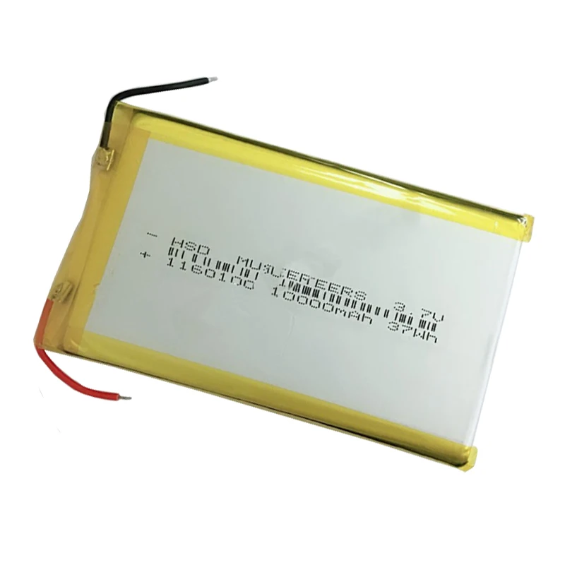 New 1160100 Replacement battery 3.7 V 10000 mAh Rechargeable polymer