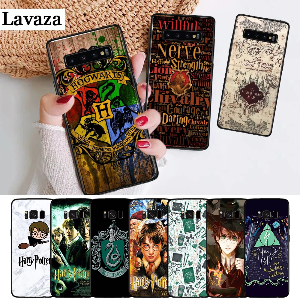 

Lavaza Patterned Butterfly Harry Potter Silicone Case for Samsung S6 Edge S7 S8 Plus S9 S10 S10e Note 8 9 M10 M20 M30