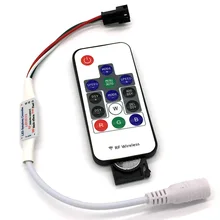 14 Key Remote Mini RF LED2013-X LED RGB Controller DC5V/12V For WS2812B/WS2811 LED Strip (C6)