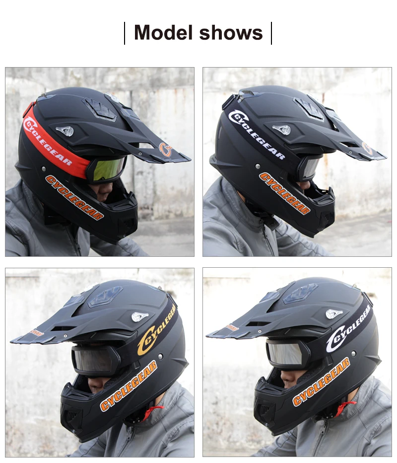 Cyclegear горизонтальный экран мотокросса MX очки Мотор велосипед велосипедные очки ATV активного отдыха Пешие прогулки Gafas