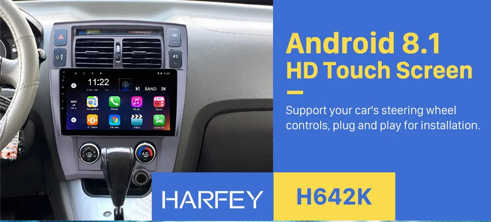 Flash Deal Harfey 10.1 inch Car Radio Head Unit Android 8.1 For 2006-2013 Hyundai Tucson LHD Multimedia Player GPS Navigation With AUX DAB+ 0