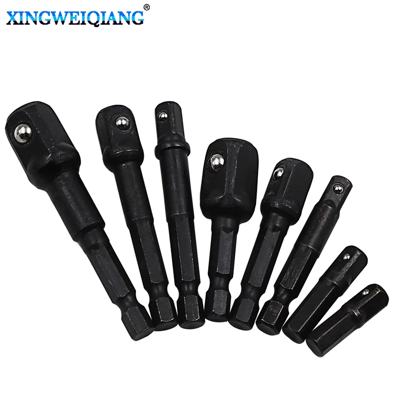 Cr-V Socket Adapter Power Tools Accessories Joint Set 1/4 Hex Shank for Connecting Rod Tool | Инструменты