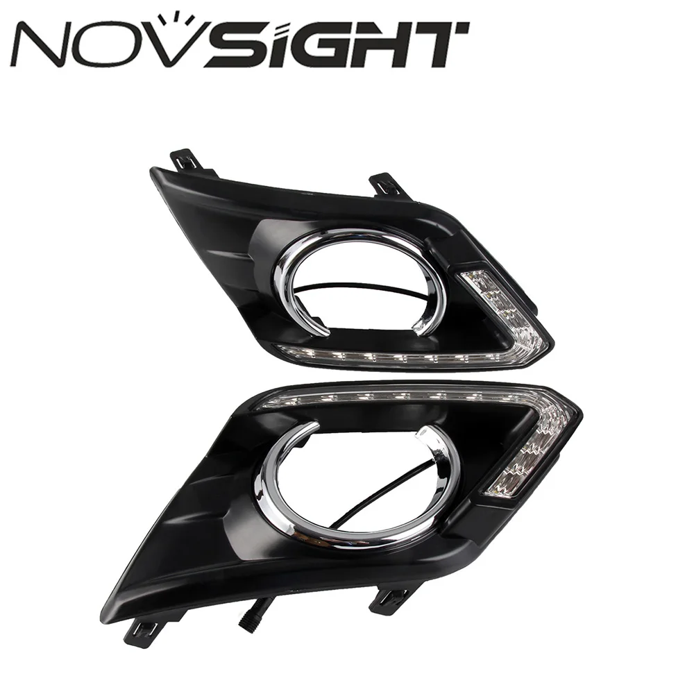 

Car Flashing LED DRL Daytime Running Lights Daylight Fog light Signal For Nissan X-Trail Xtrail X trail 2014 2015 2016 2017