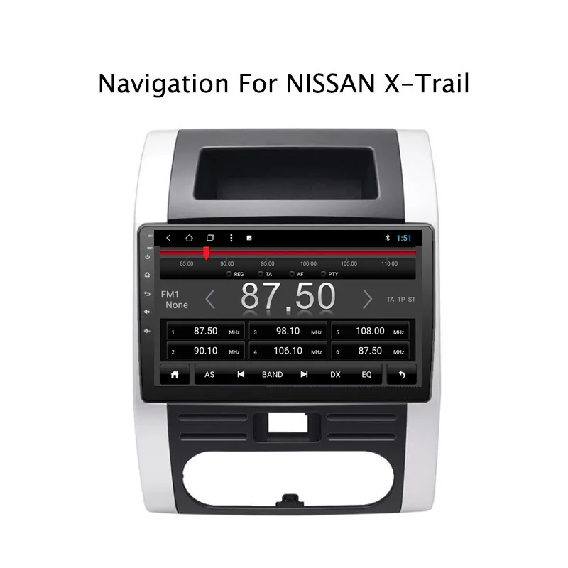Excellent NAVITOPIA 10.1inch 2G RAM 32G ROM Android 8.1 Car DVD GPS Navigation for Nissan X-Trail MX6 2008-2012 1