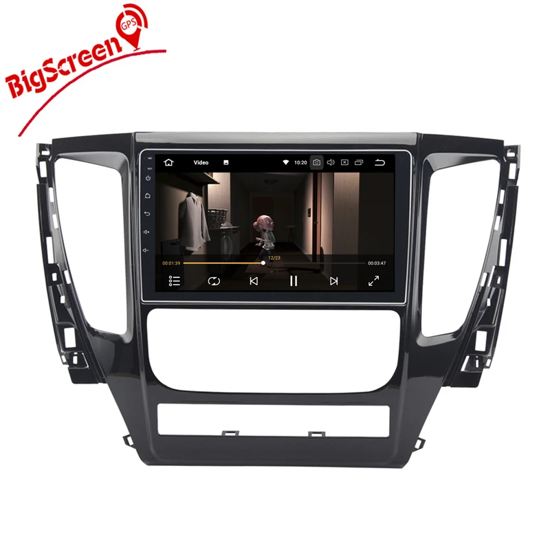 Sale Newest Android 8.0 Eight Core Car DVD Player GPS Navigation For Misubishi Pajero 2016 2017 2018 Multimedia Satnav Headunit Radio 5