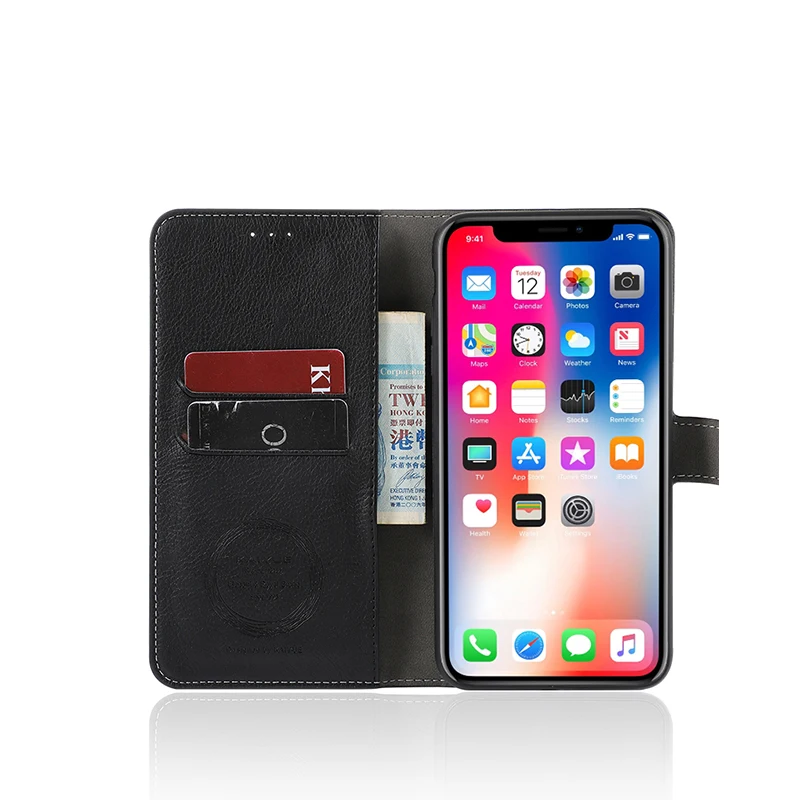 Тонкий чехол Кошелек из искусственной кожи с подставкой для телефона iPhone 10 8 7 6 6s