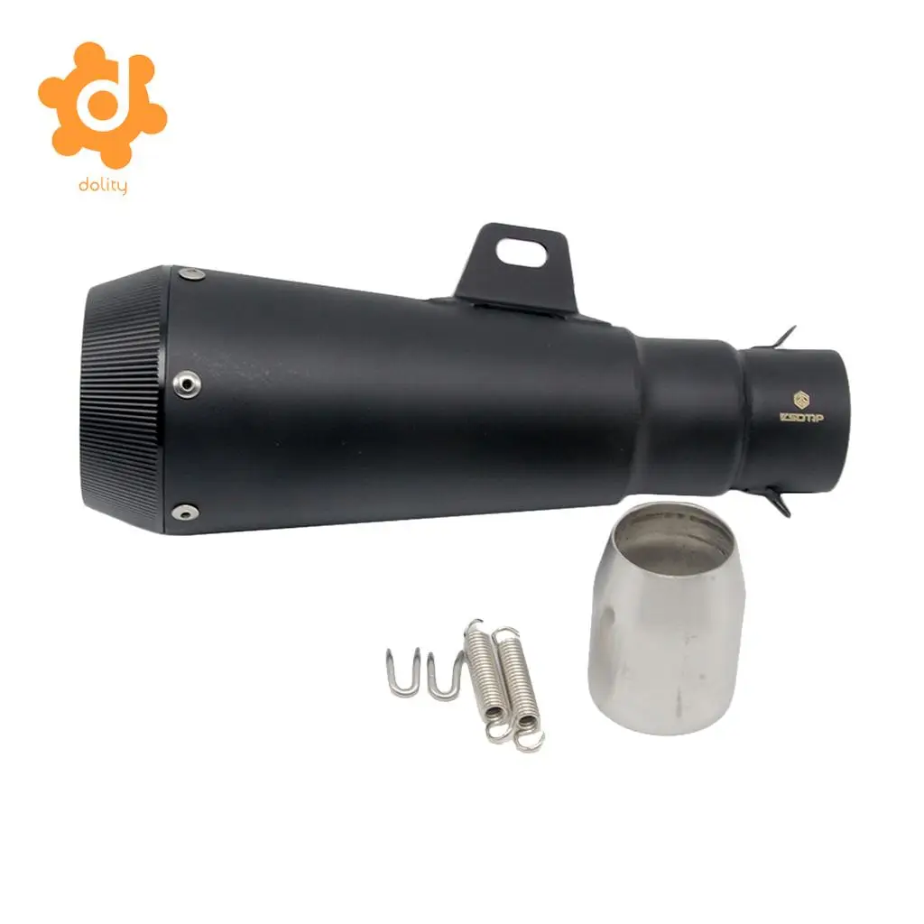 Grade 316 Stainless Steel Motorcycle Exhaust Pipe Silencer Muffler for Scooter Go Cart