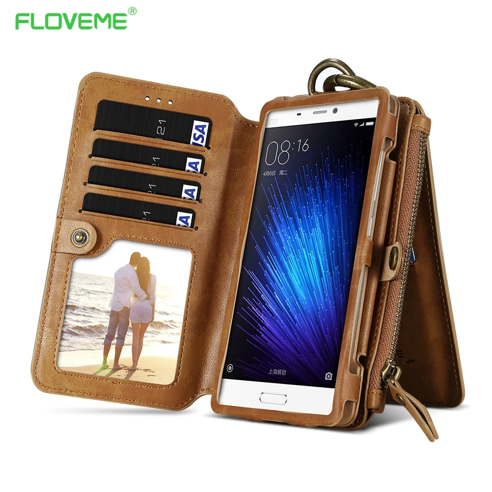 bilder für FLOVEME Retro Leder Telefon Fall Für xiaomi 5 mi5 mi 5 Multi-kartenhalter Mappe Schutztasche Abdeckung Zubehör bilder für FLOVEME Retro Leder Telefon Fall Für xiaomi 5 mi5 mi 5 Multi-kartenhalter Mappe Schutztasche Abdeckung Zubehör