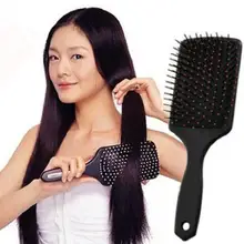 De cabelo ferramentas здоровья gasbag кожи головы Массаж Расческа Щетка для волос случайные цвета Броссе cheveux расческа-выпрямитель GYH