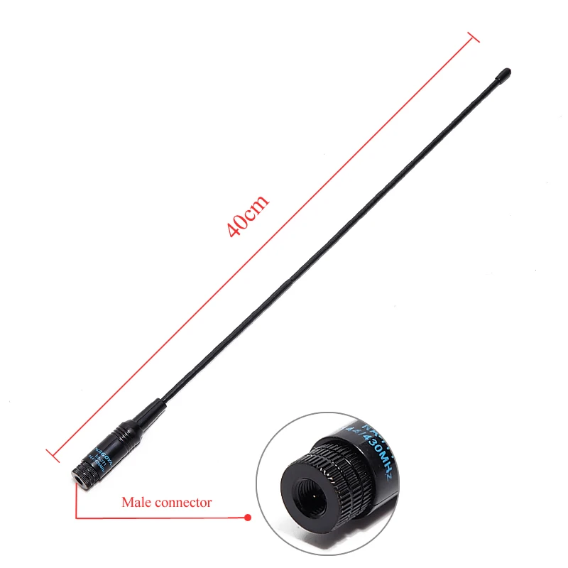 2 шт Нагоя NA-771 SMA-M мужской Dual Band Soft 144/430 МГц антенна для Baofeng Yaesu TYT TH-UV8000D/E MD-380 рация WOUXUN