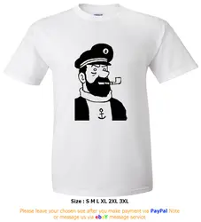 Капитан хаддок-логотип chtr футболка крутая Повседневная гордость футболка Мужская Унисекс Новая модная футболка Бесплатная доставка Топы