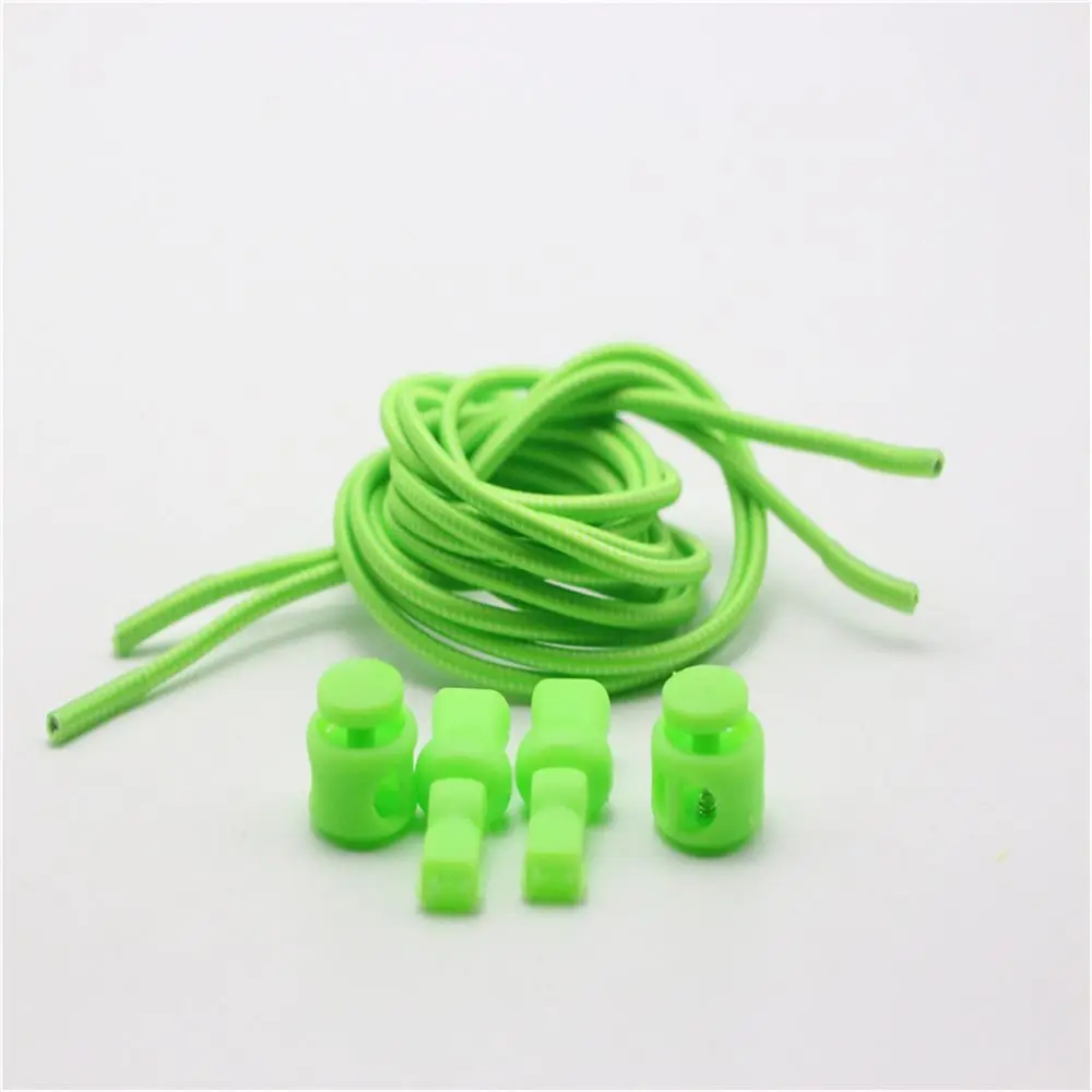 1 Pair Elastic Shoe Laces Women Men No Tie Locking Shoelaces Trainer Running Athletic Sneaks Shoe Laces