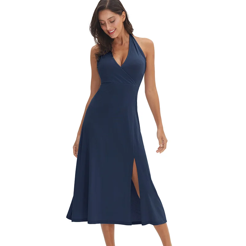 

dresses for women dress women sexy V neck sleeveless long dress women Summer M30129
