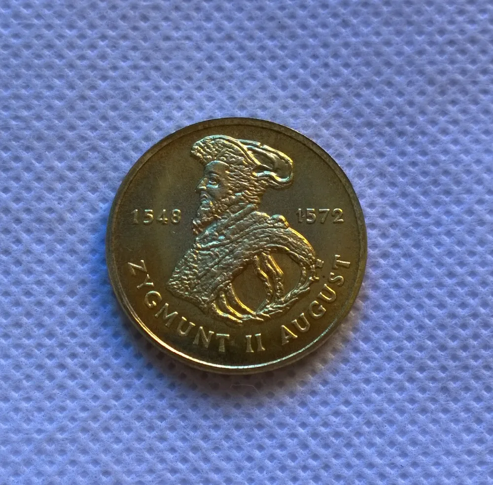 

1548 - 1572 Poland coin - Kings and princes Polish: Sigismund II Augustus -replica coins medal coins collectibles badge