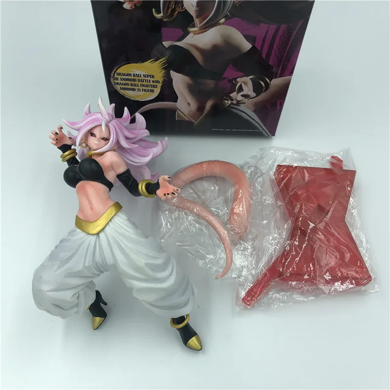 Dragon Ball Z Majin Buu Android 21 Android 19 Girl Jumping Ver. Фигурка DBZ Goku Fighter Buu конечной формы ПВХ - Цвет: Opp Bag