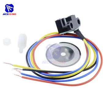 

Photoelectric Speed Sensor Encoder Code Disc Disk Code Wheel for Freescale Smart Car 5V Laser Cutting Quadrature Signal Output