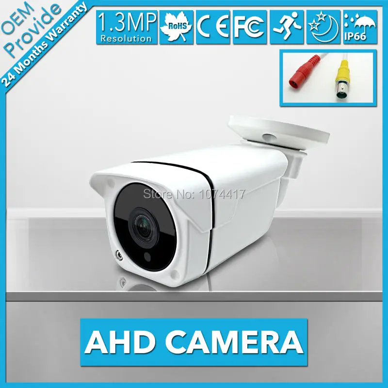 AHD6130LQ-SE Бесплатная доставка 960 P Разрешение AHD Камера 1.3MP и 6 ИК H. светодиодов безопасности Камера Системы с кронштейном