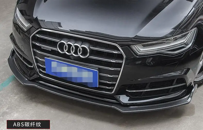 Для Audi A6 Body kit спойлер- для Audi A6 ABS задний спойлер передний бампер диффузор защитные бамперы