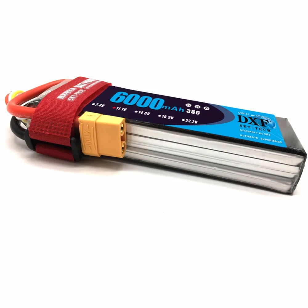 Аккумулятор DXF 3s 11 1 V lipo 6000mah 35C Max 60C Lipo для радиоуправляемого вертолета грузовика