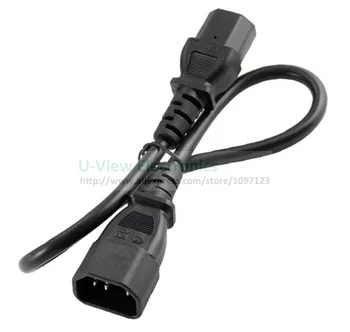 

NCHTEK PDU PSU Power Converter Cord, IEC 320 C14 Male to C13 Female Power Extension Cable About 0.3M/Free Shipping/10PCS
