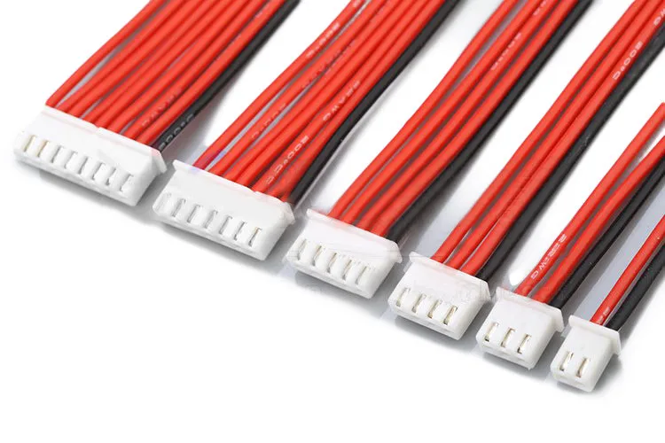 2.54XH 22AWG 13 см 1S 2S 3S 4S 6S 8S Баланс кабель силиконовый провод для Lipo батареи