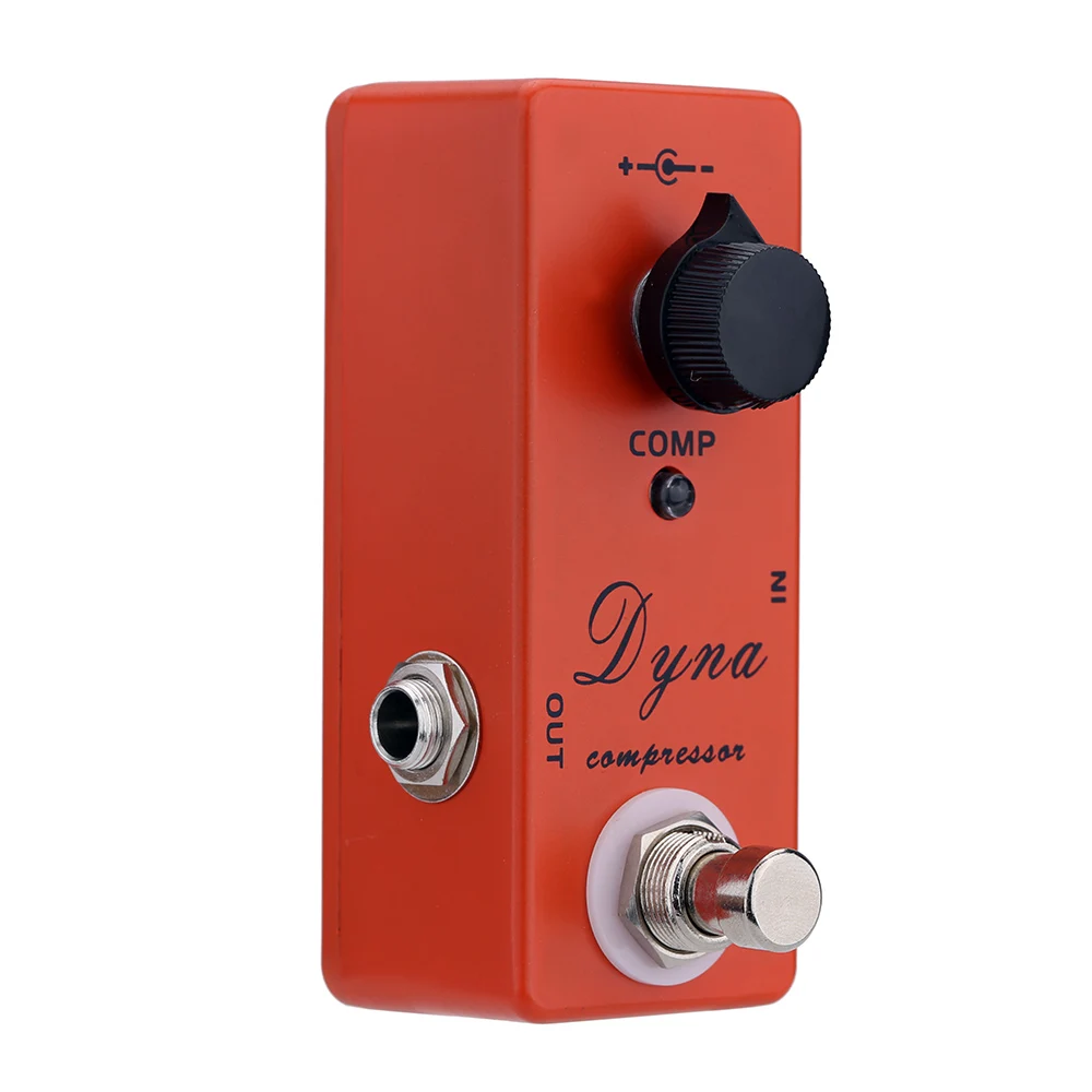 

Mini and Portable Dyna compressor Guitar Effect Pedal with Single Knob Control True bypass