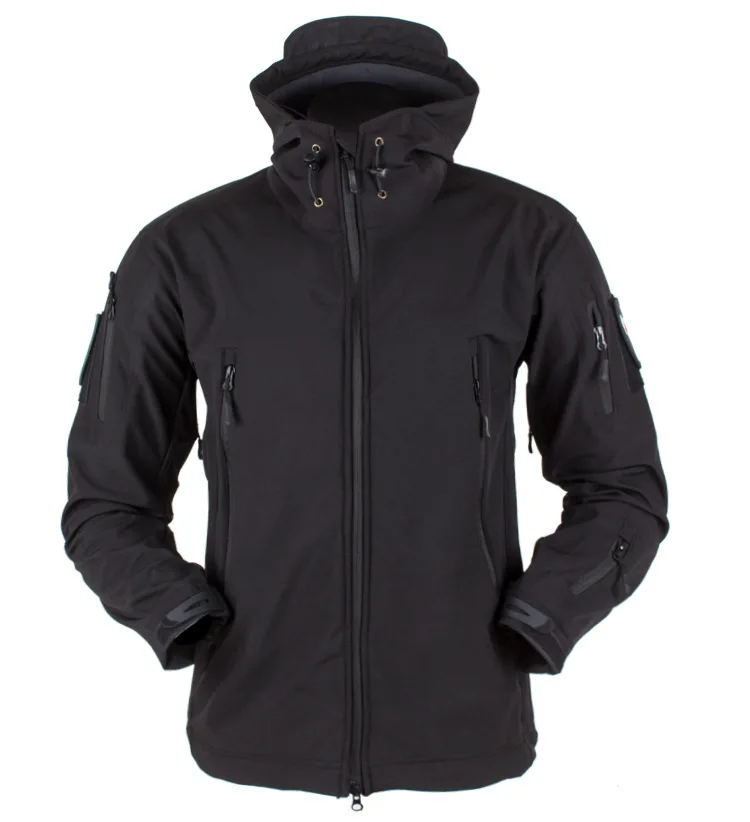  Shark Skin Military Windproof Tactical Softshell Jacket Men Waterproof Army soft shell Coat Windbre