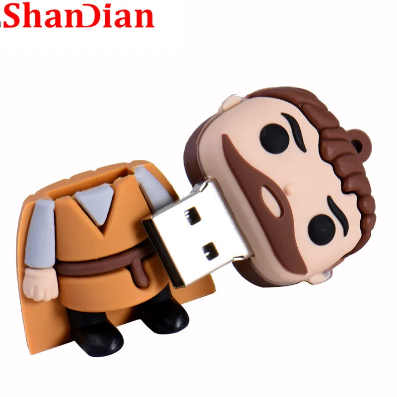 Флеш накопитель SHANDIAN с рисунком из мультфильма USB 2 0 Right Game Series Yaoh Danielis Tilion Jon Snow pen
