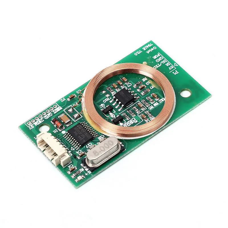 RFID считыватель Беспроводной Модуль UART 3Pin 125 кГц считывание карт EM4100 8 см DC 5 В для IC карты PCB аттенна сенсор наборы для Arduino