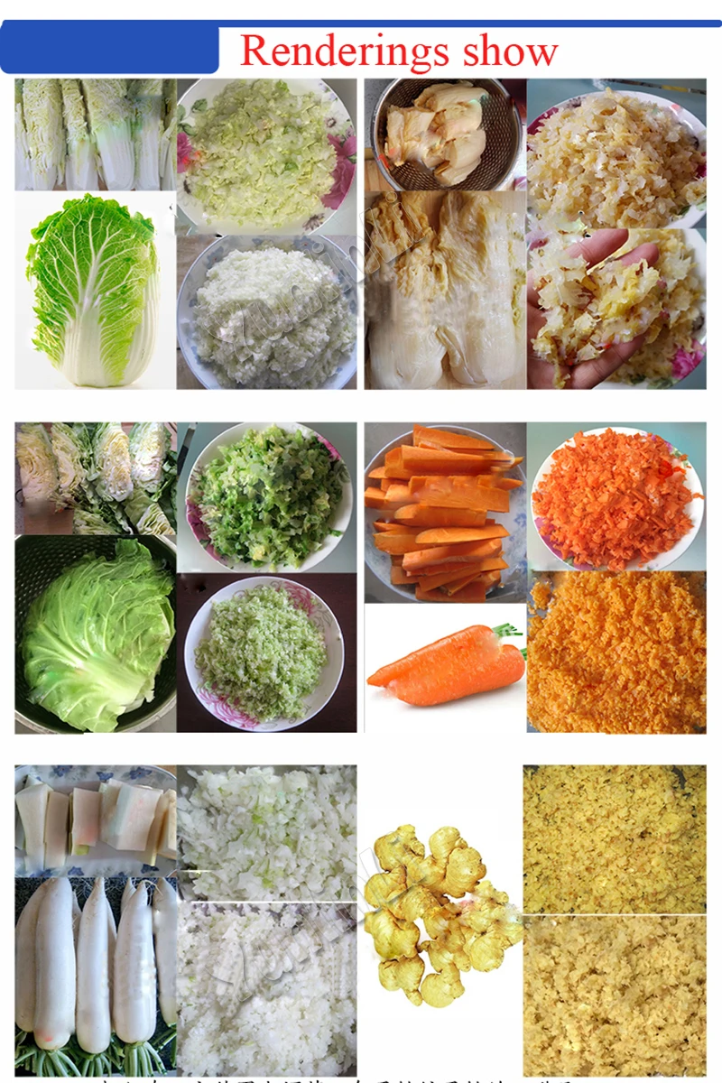 Cortador de Legumes Vegetal e Moedor de Frutas Recheio de Pão Elétrico Comercial Legumes Picados Torcidos Bolinhos 19 Cortador de legumes elétrico comercial vegetal e