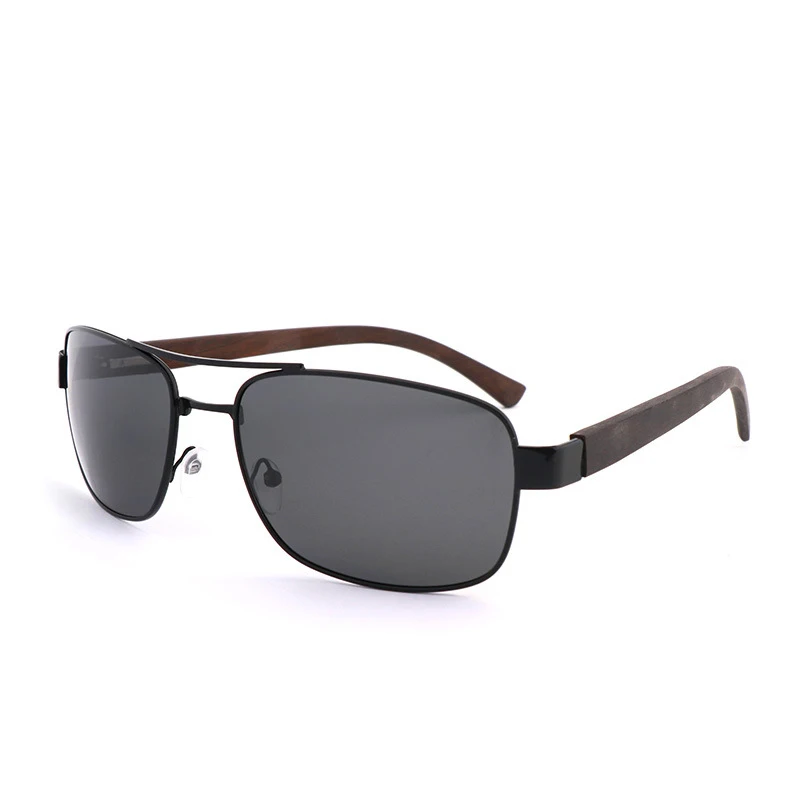 

Ebony Wood Men Sunglasses Polarized Wooden Sun Glasses For Women Pink Blue Lens Handmade Cool Shades UV400