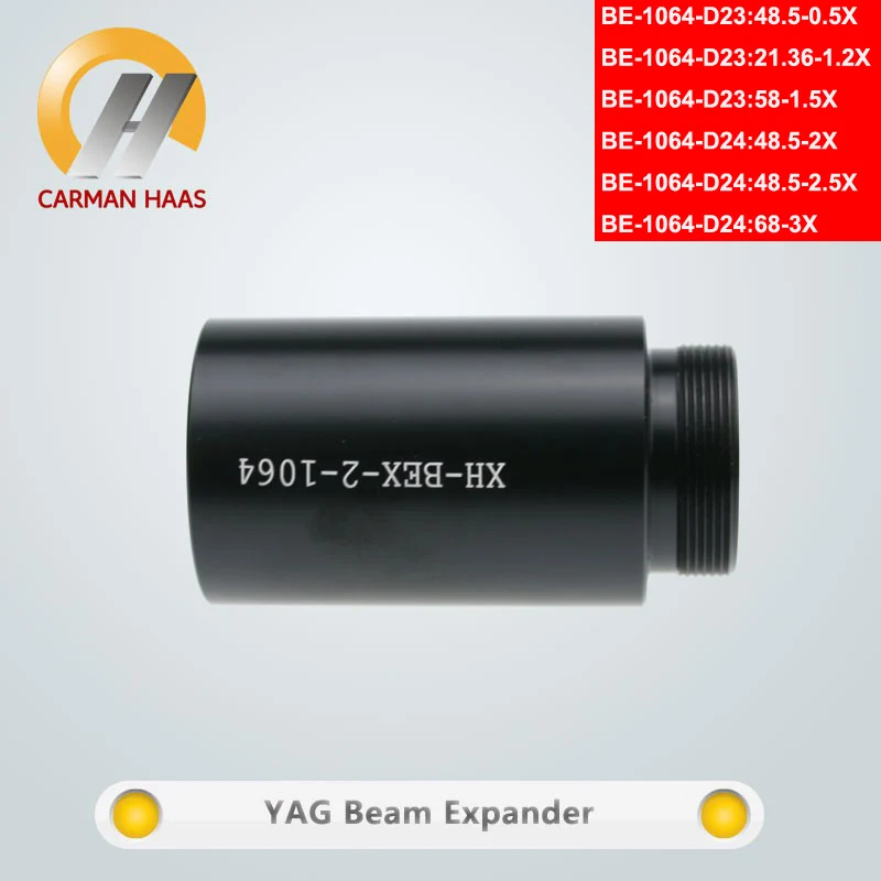 Carmanhaas волокна YAG 1064nm 0.5X 1.2X 1.5X 2X 2.5X 3X расширитель луча для лазерной маркировки резки M22* 0,75