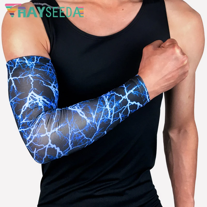 Мужские спортивные защитные нарукавники Rayseeda для бега волейбола велоспорта
