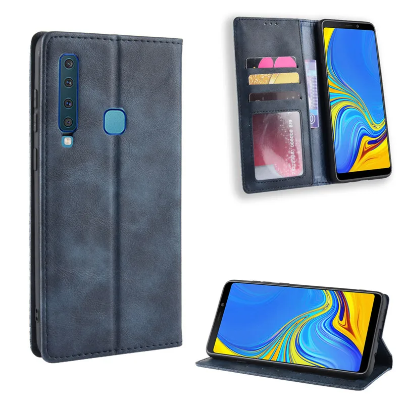 

For Samsung Galaxy A9 2018 Case Wallet Card Stand Magnetic Book Cover For Samsung A9 2018 A920F A920 SM-A920F Phone Cases